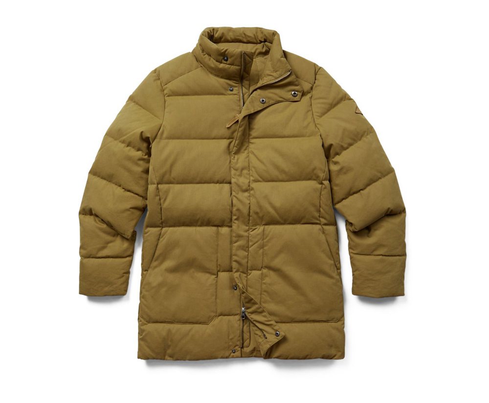 Merrell Jackets Khaki - Terrain Cotton Parka - Womens 50CAWRHMS